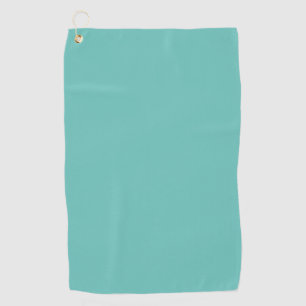 Serviette De Golf Turquoise léger #6BC388, demi-cuit