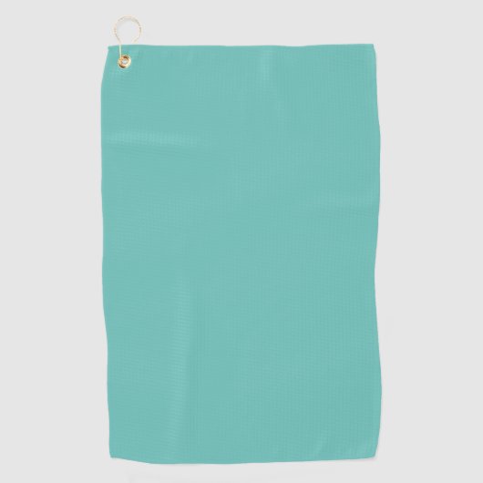 Serviette De Golf Turquoise léger #6BC388, demi-cuit (Devant)