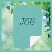 Serviette De Golf Turquoise monogramme ou Choisir un Arrière - plan 