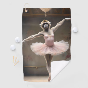 Serviette De Golf "Tutu-rific ! La Pirouette gracieuse de Gibbon"