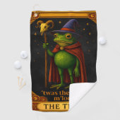 Serviette De Golf T'was The 'Tism M'Lord Frog Meme Autism Awareness (En situation)