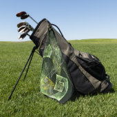 Serviette De Golf Twisted Balance (Vert)