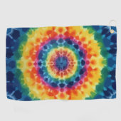 Serviette de golf Tye-Dye-4 (Horizontal)
