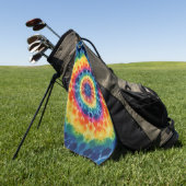 Serviette de golf Tye-Dye-4 (Vert)