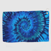 Serviette de golf Tye-Dye-Blue (Horizontal)