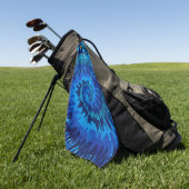 Serviette de golf Tye-Dye-Blue (Vert)