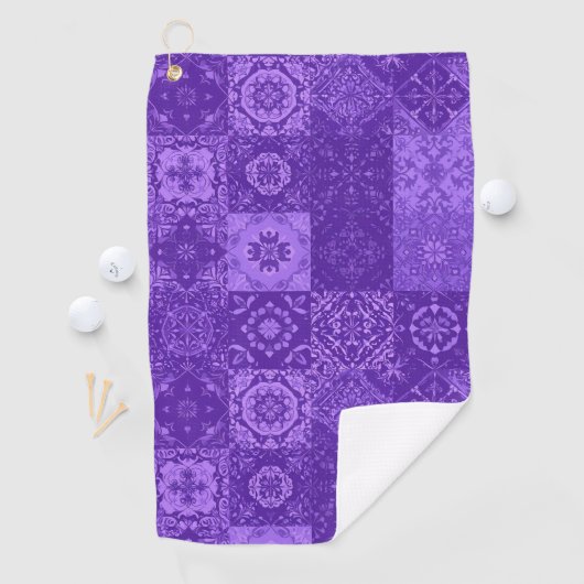 Serviette De Golf Ube Halaya Purple (En situation)