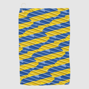 Serviette De Golf Ukraine bleue et jaune Inspiration de la paix anti
