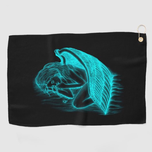 Serviette De Golf Un ange endormi (Horizontal)