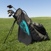 Serviette De Golf Un ange endormi (Vert)