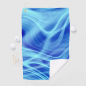 Serviette De Golf Un brouillard bleu mystique (En situation)