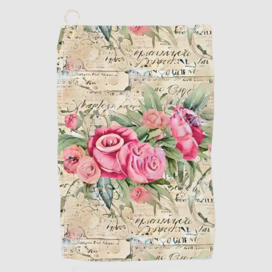 Serviette De Golf Un Ephémère français série 26 (Devant)