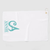 Serviette De Golf Un essuie-golf monogrammé (Horizontal)