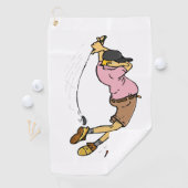 Serviette De Golf Un golfeur manque la balle (En situation)