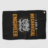 Serviette De Golf Un ingénieur mécanique (Horizontal)