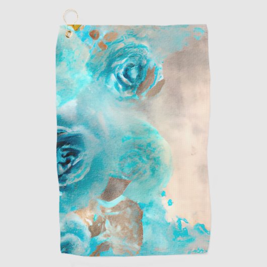 Serviette De Golf Un Shabby Bleu Chic Ephemera Design Series 7 (Devant)
