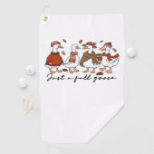 Serviette De Golf Un T-shirt trop grand pour une oie automne (En situation)