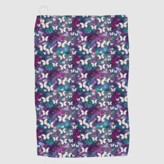 Serviette De Golf Une série mystique de papillons 5 (Devant)