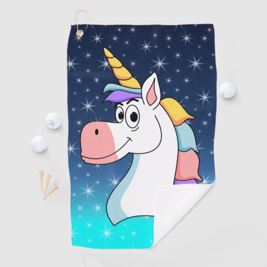 Serviette De Golf Unicorn cool (En situation)