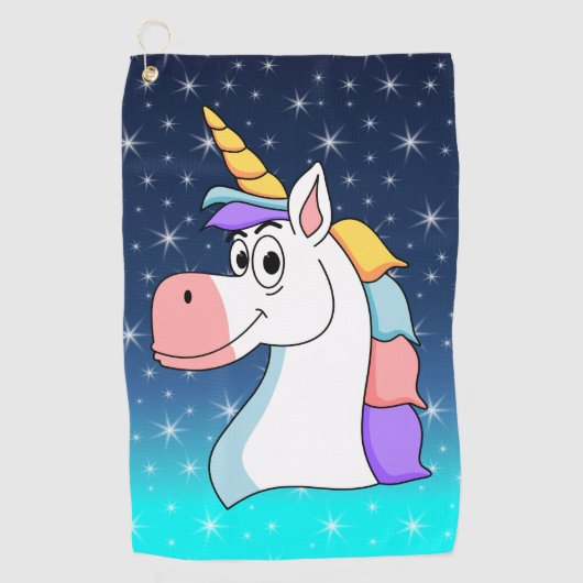 Serviette De Golf Unicorn cool (Devant)