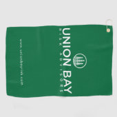Serviette De Golf Union Bay Risk Advisers Golf Towel - Vert (Horizontal)