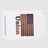 Serviette De Golf Union de la guerre civile magnifique Drapeau de ch (Horizontal)