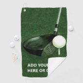 Serviette De Golf Unique (En situation)