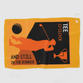Serviette De Golf Unique Funny Vintage Golf Cadeau (Horizontal)
