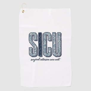 Serviette De Golf Unité de soins intensifs chirurgicaux SICU T-shirt