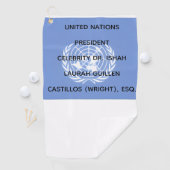 SERVIETTE DE GOLF UNITED NATIONS (En situation)