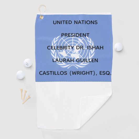 SERVIETTE DE GOLF UNITED NATIONS (En situation)