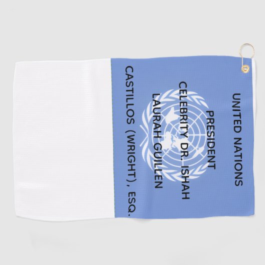 SERVIETTE DE GOLF UNITED NATIONS (Horizontal)