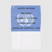 SERVIETTE DE GOLF UNITED NATIONS (Devant)