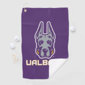 Serviette De Golf Université d'Albany Great Danes (En situation)
