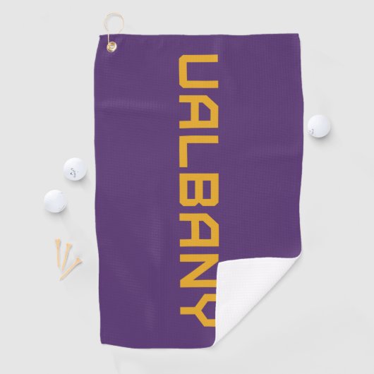 Serviette De Golf Université de Albany Wordmark (En situation)