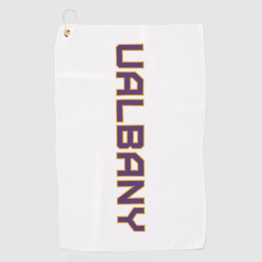 Serviette De Golf Université de Albany Wordmark (Devant)