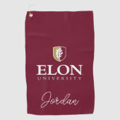 Serviette De Golf Université Elon (Devant)
