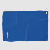 Serviette De Golf University Golf Team Blue and White (Horizontal)