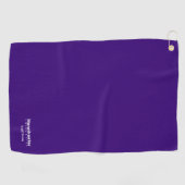 Serviette De Golf University Golf Team Purple and White (Horizontal)
