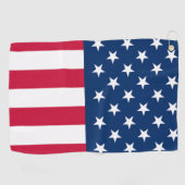 Serviette De Golf USA Drapeau Golf Towel Patriotic (Horizontal)