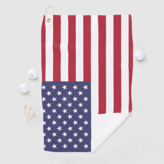 Serviette De Golf USA flag, flag of USA, American flag