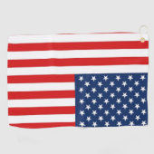 Serviette De Golf USA Flag Golf Towel (Horizontal)