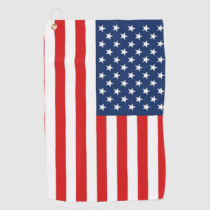 Serviette De Golf USA Flag Golf Towel