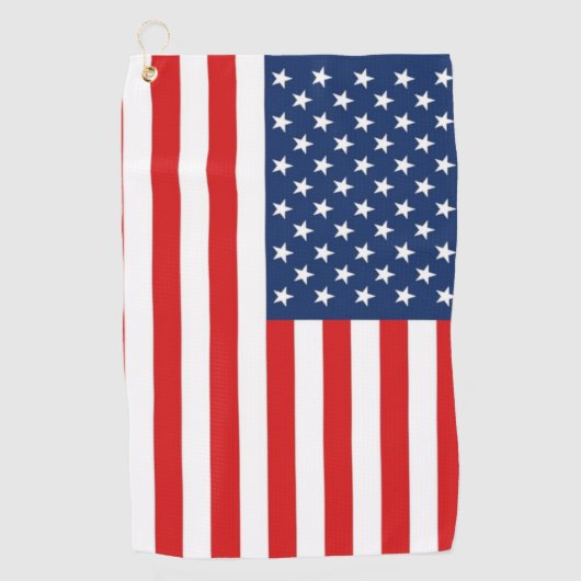 Serviette De Golf USA Flag Golf Towel (Devant)