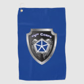 Serviette De Golf V Corps blindé Bouclier Customisé (Devant)