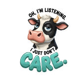 SERVIETTE DE GOLF VACHE À L'HUMOUR DRÔLE