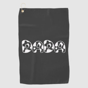 Serviette De Golf Vache Dada Mignonne Anniversaire Famille Assortie