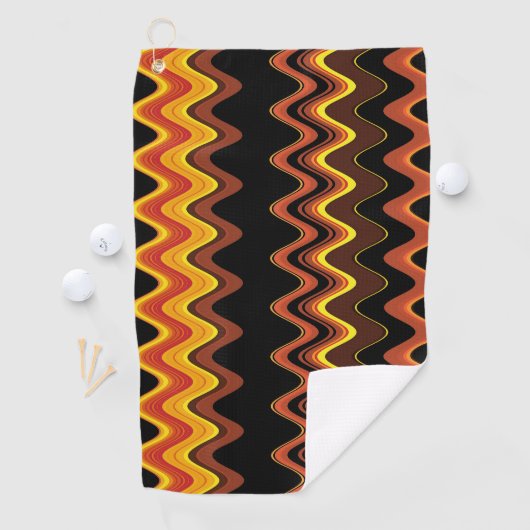 SERVIETTE DE GOLF VAGUES ENSOLEILLÉES (En situation)