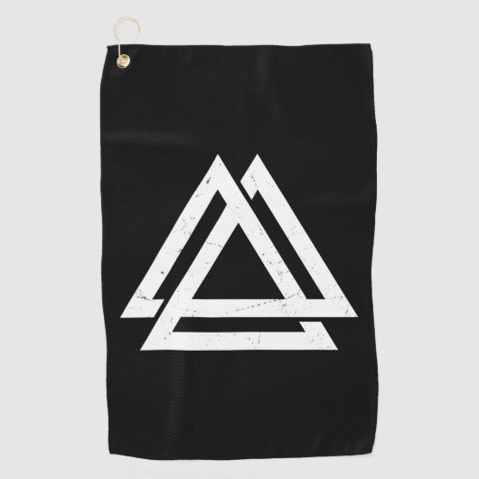 Serviette De Golf Valknut Viking (Devant)