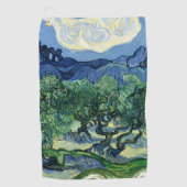 Serviette De Golf Van Gogh La peinture paysagère des oliviers (Devant)